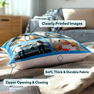 ปลอกหมอนกำมะหยี่ดัตช์แบบกำหนดเอง - ปลอกหมอนนุ่ม 280 กรัม พร้อมโลโก้/ข้อความ/รูปภาพของคุณสำหรับเป็นของขวัญ - Product Image 4