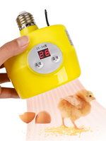 Ampoule chauffante intelligente à contrôle automatique de la température constante, lampe d'isolation thermique pour poulailler avec lumière LED