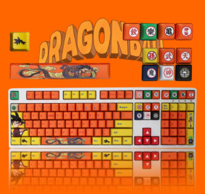 <span class=keywords><strong>Dragon</strong></span> Ball Z 108 Phím PBT Dye Thăng Hoa Cherry Bàn Phím Chiều Cao Đặt Cho 61 63 64 68 75 84 87 98 104 108 Phím Bàn Phím Cơ - Product Image 6
