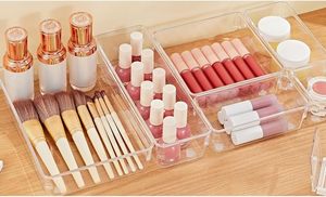 Bathroom Makeup Desk <b>Drawer</b> Organizer Storage Trays Clear PS <b>Plastic</b> Injection Molded Multifunction for Kitchen & Clothing - Product Image 2