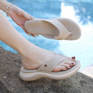 Nouvelle conception, prix bas, sandales compensées pour femmes en gros, rehaussent la taille, sandales de plage, antidérapantes, respirantes, souples, tendance - Product Image 5