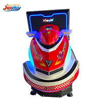 Machine de jeu vidéo commerciale à monnayeur, type moto de course à bascule pour enfants, avec musique et lumières LED