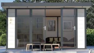 <span class=keywords><strong>Kit</strong></span> de cabanon de luxe EasyGreen série G 8 pieds * 10 pieds <span class=keywords><strong>en</strong></span> WPC pour le stockage haut de gamme europé<span class=keywords><strong>en</strong></span>, durable, imperméable, prix de gros - Product Image 5