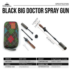 Campingmoon Portable Propane Grill Torch Custom Camping Fire Flame Gas Heat Gun <strong>Lighter</strong> Gas Torch <strong>Weed</strong> Burner - Product Image 3