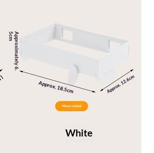 Support mural pliable pour sacs poubelles, organisateur de déchets de cuisine, distributeur de film plastique suspendu, conteneur de rangement en gros - Product Image 2