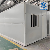 Maison en conteneur pliable préfabriquée modulaire de haute qualité de 20 pieds, conception élargie de bureaux ou de salles d'école facilement installable de Chine