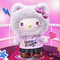 ¡Gran Venta! Muñecos de Peluche de Vinilo de la Serie Graffiti de Hello Kitty de Sanrio, 100% Originales de Miniso, Caja Sorpresa, Colgante para Bolsa, Juguetes Relajantes