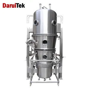Granulador secador de lecho fluido Vertical de alta calidad serie FL con un año de garantía para la industria química
