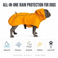 Manteau de pluie pour chien, lavable en machine, pour chiot, fournisseur d'articles pour animaux de compagnie