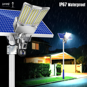 Tất Cả Trong Một Năng Lượng Mặt Trời Ánh Sáng Đường Phố Với Máy Ảnh 4G Wifi Ngoài Trời 800W CCTV Không Dây An Ninh Nhà Máy Ảnh Năng Lượng Mặt Trời Giám Sát Đèn - Product Image 4