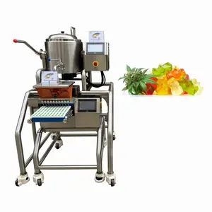 Full Automatic Small Scale Caramel Sweet Mint Soft Sugar Taffy Candy Milk Toffee Candy Making Machine Production Line