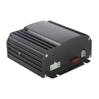 Amplificateur de sirène CJB-113 2 voies 100W/150W/200W avec installation de boulon noir à 5 tons pour haut-parleur et klaxon de véhicules d'urgence