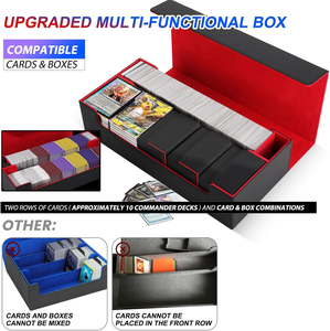 Mio 600 + PU Da giao dịch thẻ boong hộp TCG ocg Thẻ lưu trữ trường hợp cho chỉ huy thẻ mang cho cờ vua trò chơi - Product Image 4
