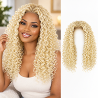 Perruques synthétiques Miareo Afro Wave en fibre résistante à la chaleur, fabriquées à la machine, confortables pour un usage quotidien, pour femmes