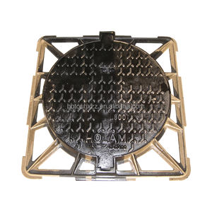 Fourniture de couvercles de trous d'égouttage carrés et ronds en fonte, <span class=keywords><strong>grille</strong></span> de drainage, <span class=keywords><strong>grille</strong></span> de couverture de <span class=keywords><strong>puits</strong></span>, haute qualité - Product Image 4