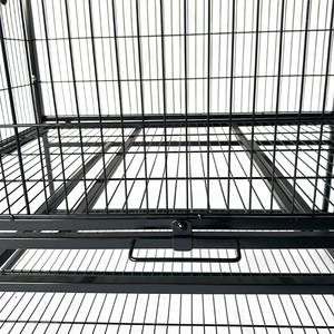 Groothandel Grote Black Steel Metal Iron Volière Kanarie Kaketoe Tortelduifjes Papegaai Villa Voor Tuin - Product Image 3