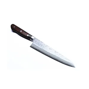 67 Layer Damascus Steel Knife VG10 Ultra Sharp Blade 7 / 8 / 9.5 Inch Chef Knife with Pakka wood Handle