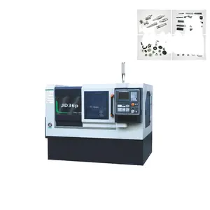 JD36P High Precision Linear Guide Horizontal Slant Bed CNC Lathe with Gang Tooling for sale