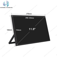 Monitor Portátil LCD IPS HD de 11.6 y 13.3 Pulgadas para Juegos, 1366x768, 60Hz, con USB Tipo C para Dispositivos Móviles y Computadoras Portátiles