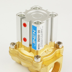 Vanne pneumatique JIN 2Q200-20, corps en laiton, 0,15-0,8 MPa, vanne de régulation industrielle, deux voies, deux passages - Product Image 1