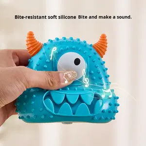 Yeni TPR Malzeme Yenilikçi Küçük Canavar Serisi Ses Çıkaran Günlük Köpek Oyuncağı Isırmaya Dayanıklı Kolay Temizlenir Sınır Ötesi Çok Satan Toptan - Product Image 2