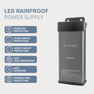 Популярный водонепроницаемый блок питания 200 Вт 12 В для светодиодных вывесок с сертификатом BIS - Product Image 3