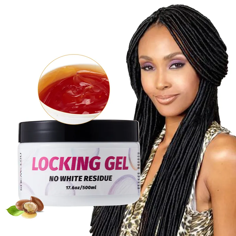 Benutzer definiertes Etikett Ganztags schlösser Braid Gel Private Label Extra Hold Locks Twist Braid ing Loc Gel