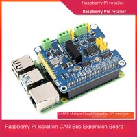 Carte d'extension de bus CAN FD pour Raspberry Pi 4B/3B+, module de communication CAN double canal avec analyseur d'isolement