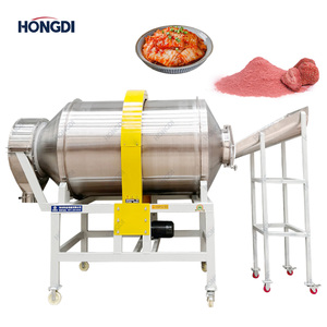 Mélangeur à tambour large personnalisable à entraînement par couronne dentée, en acier inoxydable SUS316L, avec moteur, pompe et roulement 316L, puissance 3kW, pour thé, snacks et produits chimiques - Product Image 2
