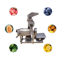 Commerciële Industriële Fruitpers Mango Sinaasappel Watermeloen Granaatappelsap Extractor Schroefpers Perssap Maken Machine