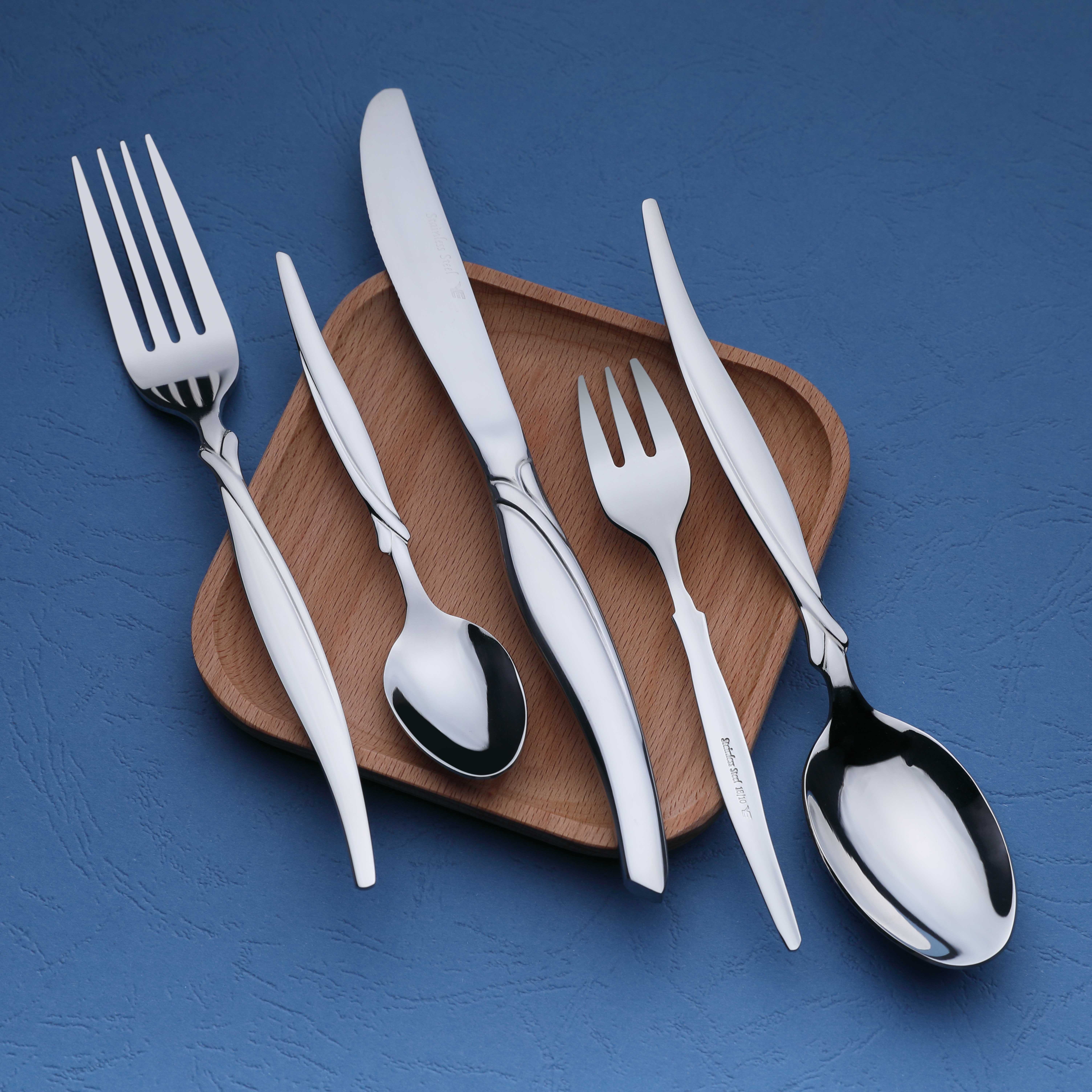 Lot De 3 Fourchettes Pliables En Acier Inoxydable Avec étui, Couverts