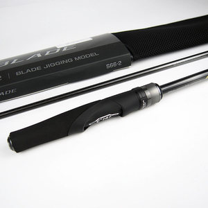 Canne à pêche Ocea Blade Jigging 6m, action moyenne rapide, pêche en mer, maquereau, fibre de carbone, noire - Product Image 2