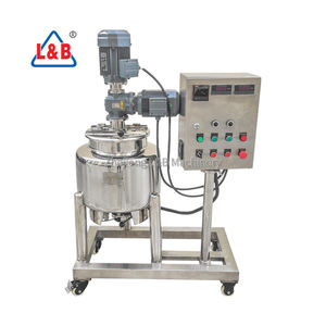 Mezclador Industrial BLS de 20L para Cosméticos, Crema, Líquido, Tanque Mezclador con Calentamiento Eléctrico, Raspador, Máquina Emulsionadora, Homogeneizador - Product Image 2
