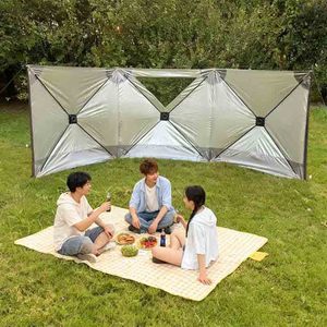 Carpa de Protección Solar para Exteriores, Color Beige, de Una Sola Capa, Apertura Automática Rápida, con Paredes Laterales de 2000-3000 mm, Impermeable, para las Cuatro Estaciones, para Acampar - Product Image 5