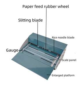 Машинное оборудование для складывания книг, <span class=keywords><strong>3</strong></span> в 1, сверхпрочное оборудование для перфорации бумажных карточек - Product Image 5