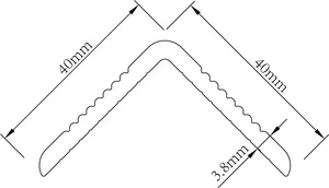 S-CG-40 * 40, raitto недорогая альтернатива двери и стены защиты внешнее пластиковое добавочное винил угловая ограда - Product Image 6