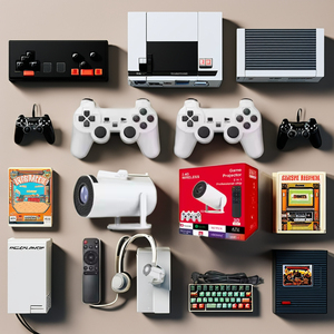 Giá Tốt Nhất Xách Tay Video Trò Chơi Giao Diện Điều Khiển Máy Chiếu Thông Minh Android Tương Tác 3D Trò Chơi Giao Diện Điều Khiển Máy Chiếu LED LCD Hy300 Chiếu - Product Image 3