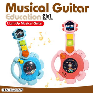 Più recente batteria Mini elettrico chitarra musicale giocattoli per i bambini con la luce - Product Image 2