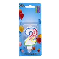 Support direct d'usine fantaisie personnalisée de bonne qualité matériau de paraffine pure numéro de fantaisie bougie d'anniversaire