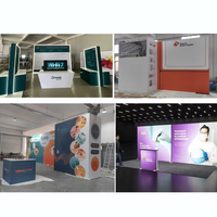 Boîte à lumière LED modulaire portable rétroéclairée en tissu SEG moderne pour les magasins de détail, les salons professionnels et les stands d'exposition
