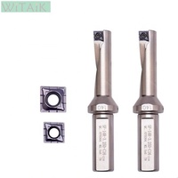 Foret polyvalent WITAIK TCAP à alimentation rapide, insert de foret en U à une seule dent XCMT/QCMT 040104/050204/060204/070304/08/10