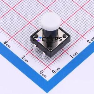 TSA12111-150B512CA-001E Tactile Switch Through hole-4P,11.7x11.5mm Switch Single Pole Single Throw Round Button 2.8N 11.7mm - Product Image 1