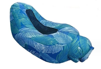Canapé gonflable en PVC portable pour le camping, pour couple, chaise avec pompe, matelas convertible