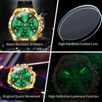 Montre personnalisée OEM 2875 Logo ODM, montre originale en silicone, sportive, multifonctionnelle, étanche, lumineuse, date, chronomètre, nouvelle montre de luxe à quartz