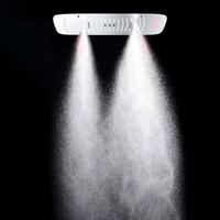 Système de douche colonne de grande taille à LED, de luxe, colonne anti-pluie, multifonction, pomme de douche