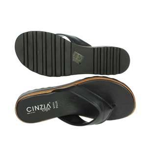 Cinzia <b>Soft</b> Women's Flip Flops Black IAF2664-811 Platform Sandals - Product Image 6