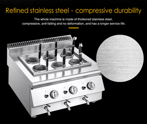 <span class=keywords><strong>Cuiseur</strong></span> de nouilles de cuisson de pâtes de comptoir de gaz de restaurant commercial - Product Image 4