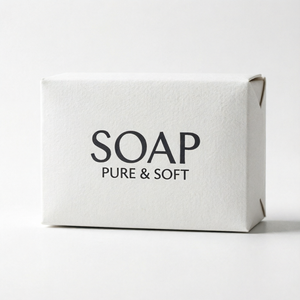 Custom Printed Soap Packaging Box White Card <strong>Paper</strong> Folding <strong>Carton</strong> With Logo - Product Image 1
