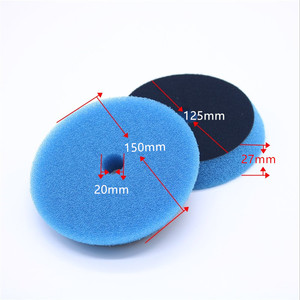 <b>Foam</b> Polishing <b>Pad</b> 125mm Soft Non-Abrasive Disc For Da Ra Machine Back Fleece - Product Image 2