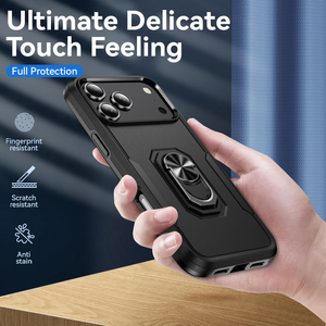 Nouvelle coque de protection robuste en TPU+PC pour 15/15 Pro Max/17, antichoc, antidérapante, texturée, avec pare-chocs résistant, compatible avec la charge sans fil Qi, pour téléphones mobiles - Product Image 6